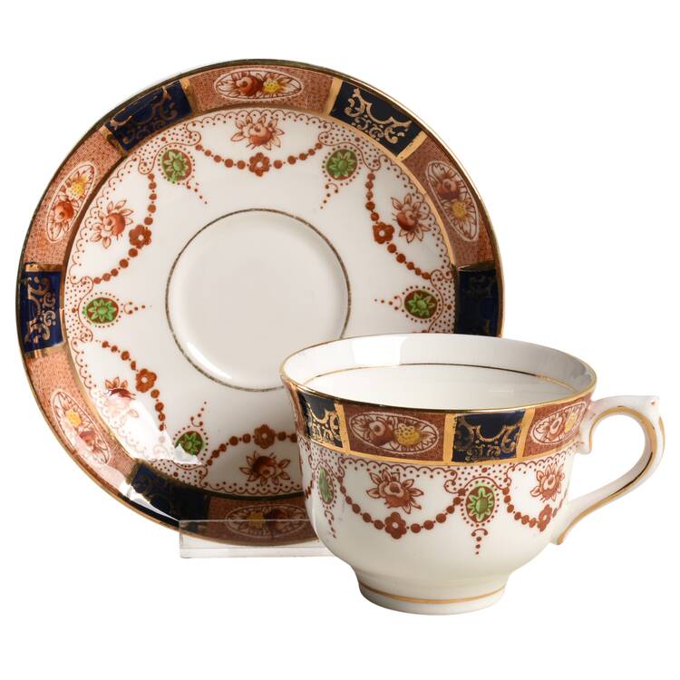 6611 Footed Cup & Saucer Set