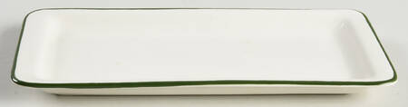 Christmas Tree (Narrow Green Band, White) 1/4 Lb Butter No Lid