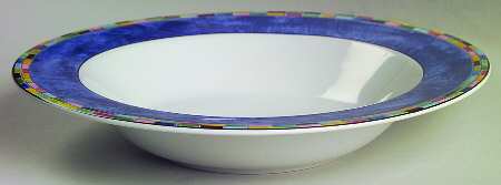 Fantasia Large Rim Soup Bowl