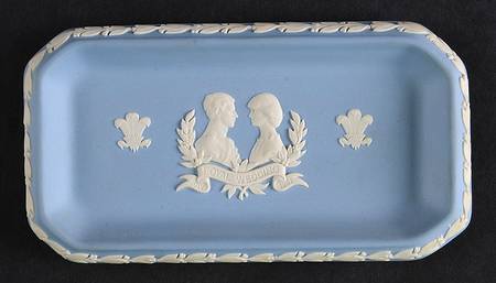 Jasperware Royalty Giftware 6" Oblong Tray