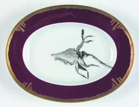 Tuscan Roses Aubergine (Purple) Relish