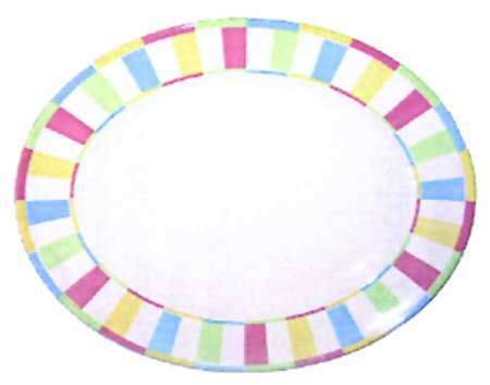 Popsicle 14" Oval Serving Platter