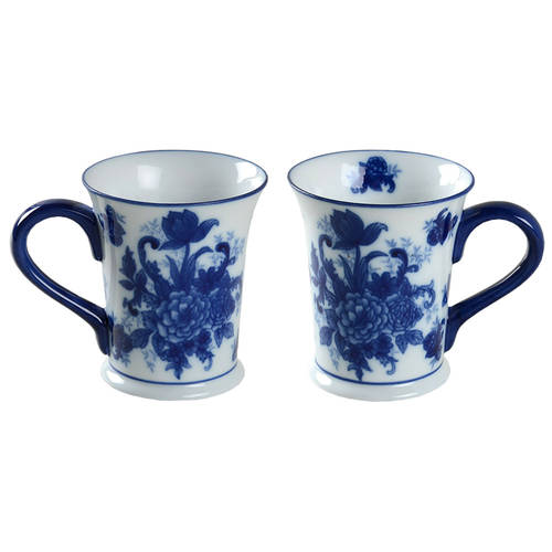Blue And White Mug