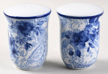 Blue And White Salt & Pepper Set