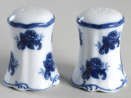 Blue And White Salt & Pepper Set