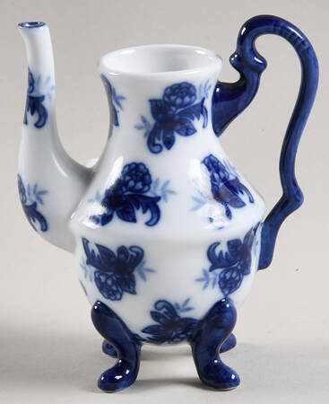 Blue And White Toy Coffee Pot No Lid