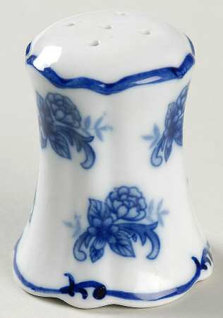 Blue And White Salt Shaker