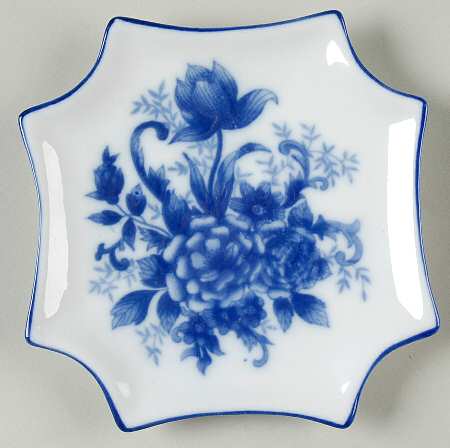 Blue And White 5" Square Sweet Meat