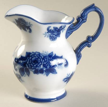 Blue And White Creamer
