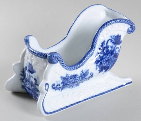 Blue And White Medium Sleigh