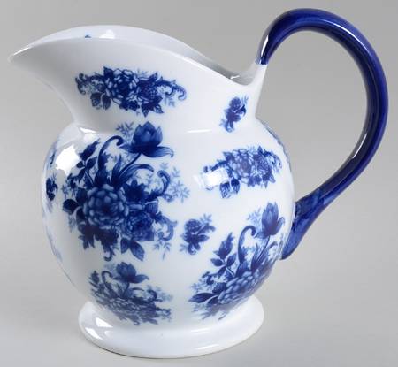 Blue And White 80 Oz Pitcher