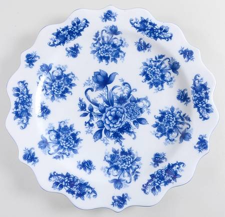 Blue And White Wall Plate