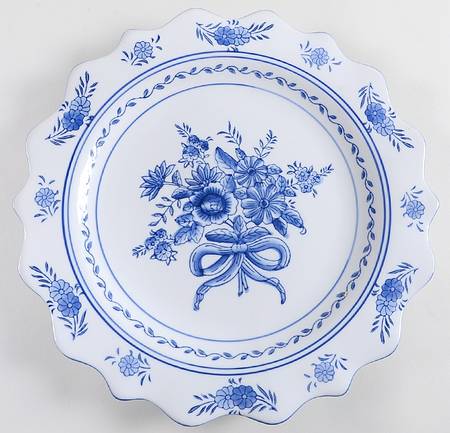 Blue And White Wall Plate