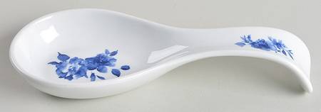 Blue And White Spoon Rest/Holder (Holds 1 Spoon)