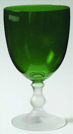 Black Filigree 12 Oz Glassware Goblet