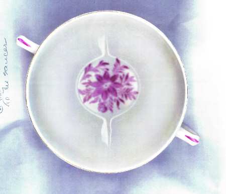 CRD174 Footed Cream Soup Bowl
