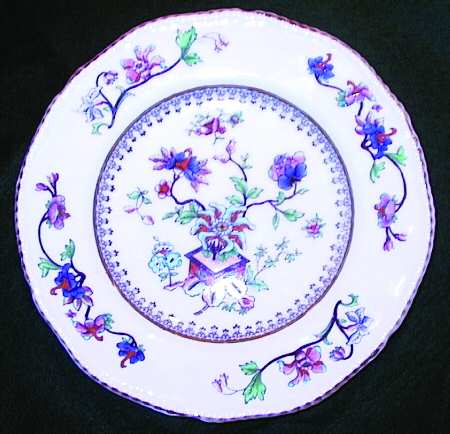 Flower Pot (Rope Edge, Red Trim) by Coalport