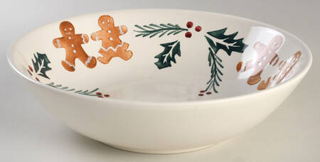 Gingerbread 11" Large Salad Serving Bowl by Cook's Bazaar