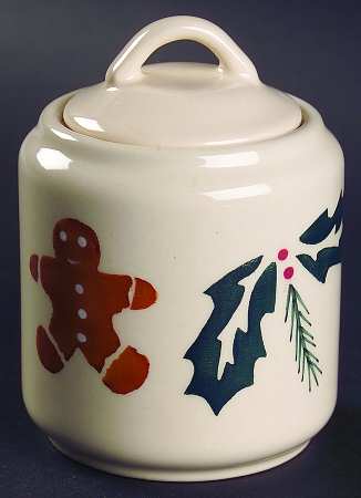 Gingerbread Sugar Bowl & Lid