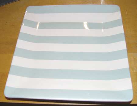 Spa Square Salad Plate