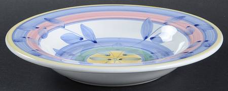 Rosemarino Large Rim Soup Bowl