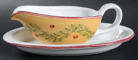Ribes Gravy Boat & Underplate