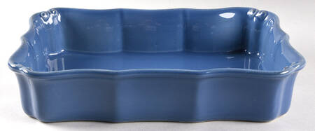 Vintage Port Blue 11" Rectangular Baker