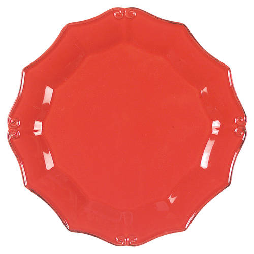 Vintage Port Red Dinner Plate