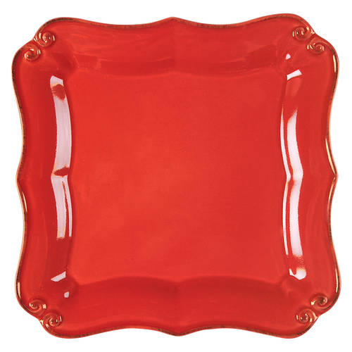Vintage Port Red Square Salad Plate