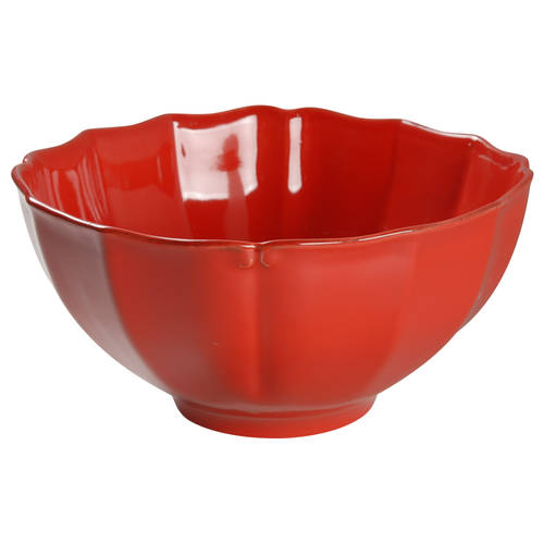 Vintage Port Red 10" Round Serving Bowl