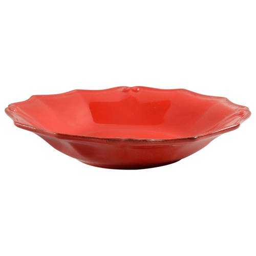Vintage Port Red 9" Individual Pasta Bowl