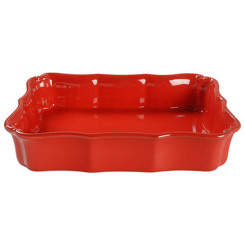 Vintage Port Red 11" Rectangular Baker