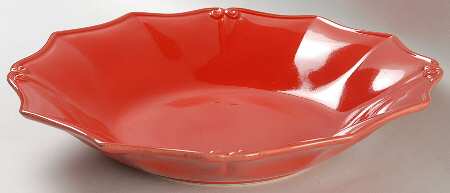 Vintage Port Red 11" Pasta Serving Bowl
