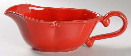 Vintage Port Red Gravy Boat