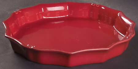 Vintage Port Red 11" Pie Baking Plate