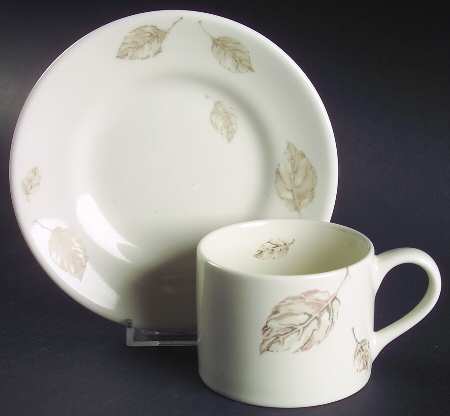 Autumn in Hanover Flat Cup & Saucer Set