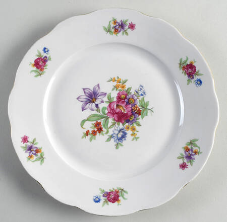 Meisen Flower Dinner Plate