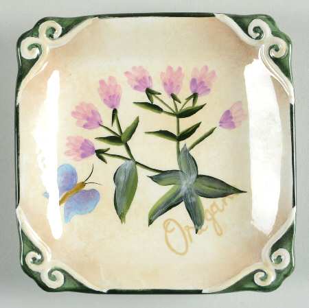 Blooming Herbs Individual Dip Dish