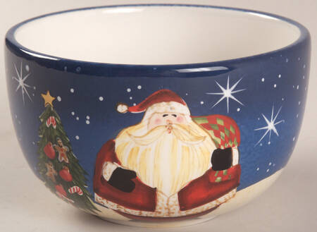Snowball Santa Individual Ice Cream Dish