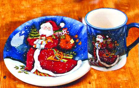 Snowy Night Santa by Certified International