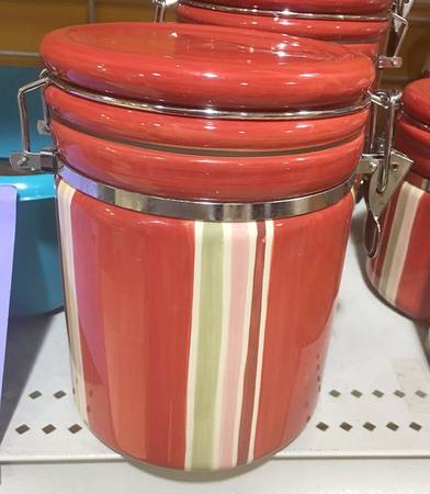 Love Medium Canister with Hinged Lid