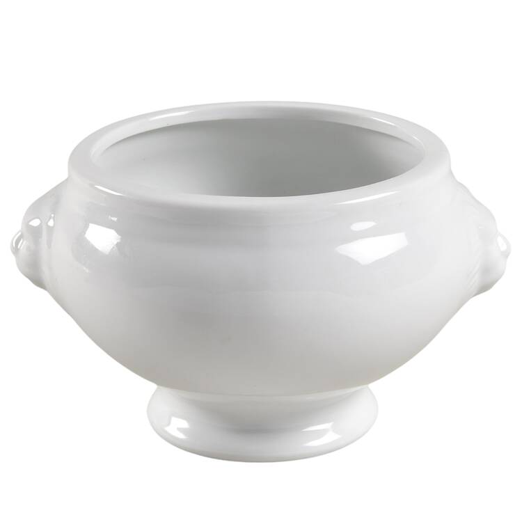 Cafeware II Lion Bowl with Lion Head Handles