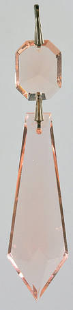 Lighting Parts Pink D.6 3" Drop & Button