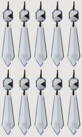 Lighting Parts (Boxed Set of 10) Blue D.6 3" Drop & Button