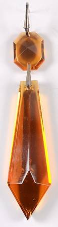 Lighting Parts Amber D.6 3" Drop & Button
