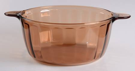 Visions Amber 5 Quart Non Stick Dutch Oven, No Lid