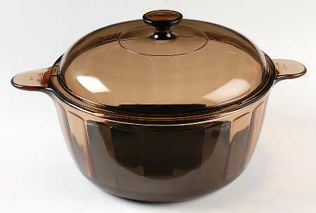 Visions Amber 5 Quart Non Stick Dutch Oven with Lid