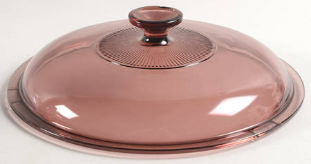 Visions Cranberry Lid for 2 1/2 Quart Chicken Fryer