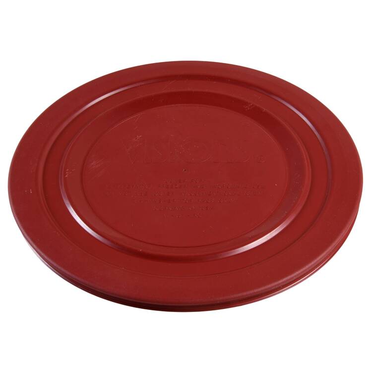 Visions Cranberry Plastic Lid for 1 Qt Round Casserole