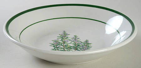 Herb Garden 8" Individual Pasta Bowl